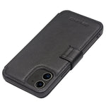 Custodia portafoglio magnetica in pelle per iPhone 12