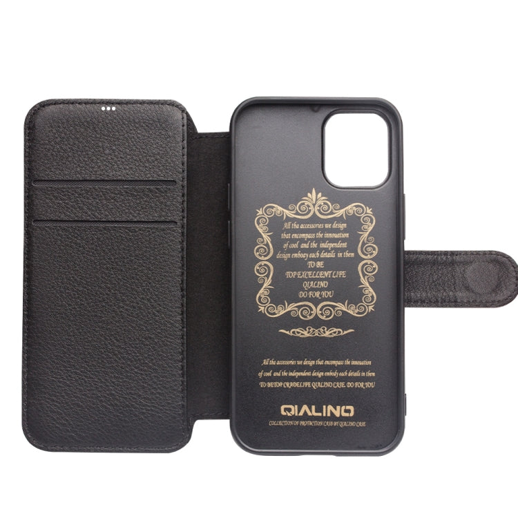 Custodia portafoglio magnetica in pelle per iPhone 12