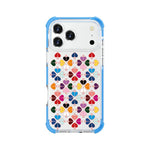 Custodia magnetica per telefono in acrilico antiurto con motivo a cuore a quattro angoli, For iPhone 18 Pro / 17 Pro, For iPhone 18 Pro Max / 17 Pro Max
