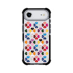 Custodia magnetica per telefono in acrilico antiurto con motivo a cuore a quattro angoli, For iPhone 17, For iPhone Air