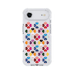 Custodia magnetica per telefono in acrilico antiurto con motivo a cuore a quattro angoli, For iPhone 17, For iPhone Air