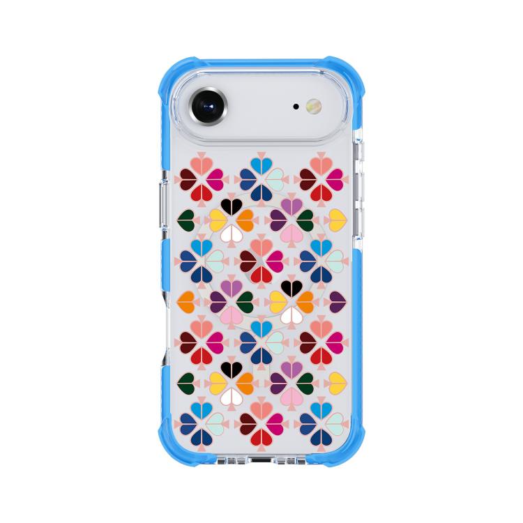 Custodia magnetica per telefono in acrilico antiurto con motivo a cuore a quattro angoli, For iPhone 17, For iPhone Air