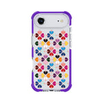 Custodia magnetica per telefono in acrilico antiurto con motivo a cuore a quattro angoli, For iPhone 17, For iPhone Air