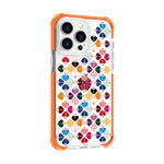 Custodia magnetica per telefono in acrilico antiurto con motivo a cuore a quattro angoli, For iPhone 14 Pro, For iPhone 14 Pro Max
