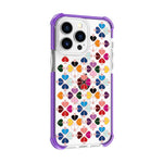 Custodia magnetica per telefono in acrilico antiurto con motivo a cuore a quattro angoli, For iPhone 14 Pro, For iPhone 14 Pro Max
