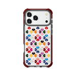 Custodia per telefono in acrilico antiurto con motivo a cuore e quattro angoli rinforzati., For iPhone 18 Pro / 17 Pro, For iPhone 18 Pro Max / 17 Pro Max