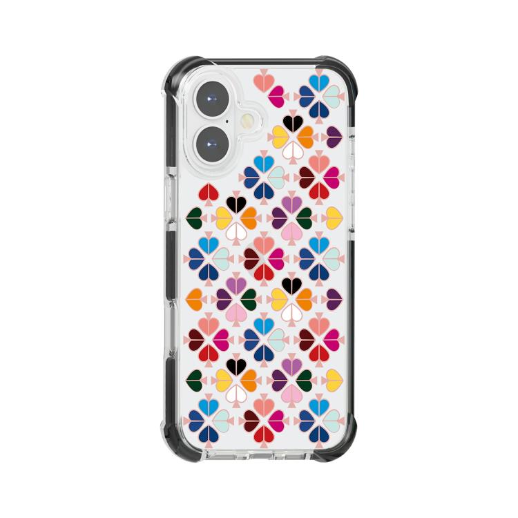 Custodia per telefono in acrilico antiurto con motivo a cuore e quattro angoli rinforzati., For iPhone 17, For iPhone Air