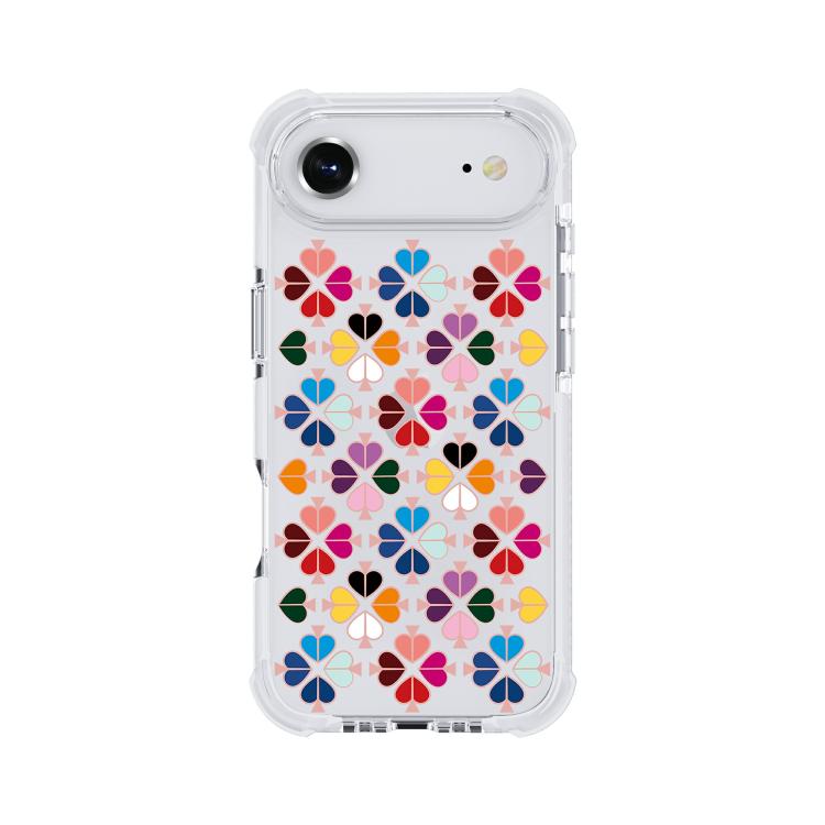 Custodia per telefono in acrilico antiurto con motivo a cuore e quattro angoli rinforzati., For iPhone 17, For iPhone Air