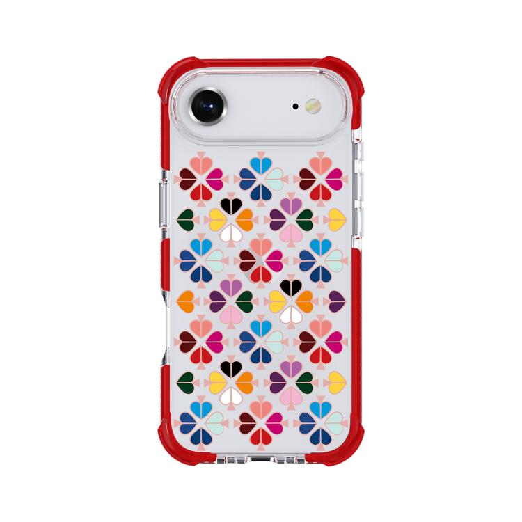 Custodia per telefono in acrilico antiurto con motivo a cuore e quattro angoli rinforzati., For iPhone 17, For iPhone Air
