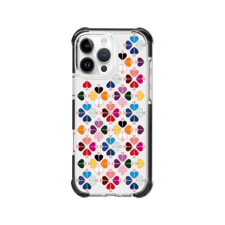 Custodia per telefono in acrilico antiurto con motivo a cuore e quattro angoli rinforzati., For iPhone 16 Pro Max, For iPhone 16 Pro