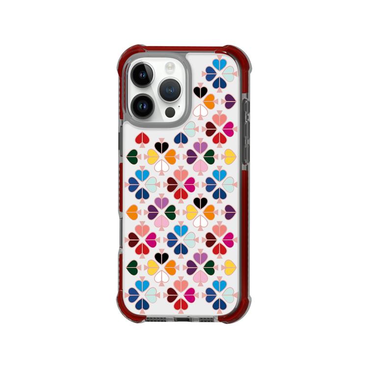 Custodia per telefono in acrilico antiurto con motivo a cuore e quattro angoli rinforzati., For iPhone 16 Pro Max, For iPhone 16 Pro