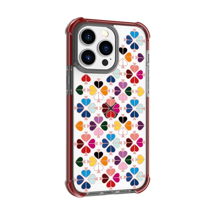 Custodia per telefono in acrilico antiurto con motivo a cuore e quattro angoli rinforzati., For iPhone 15 Pro Max, For iPhone 15 Pro