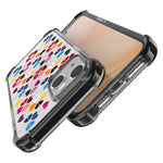 Custodia per telefono in acrilico antiurto con motivo a cuore e quattro angoli rinforzati., For iPhone 14 Plus, For iPhone 14