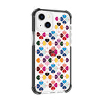 Custodia per telefono in acrilico antiurto con motivo a cuore e quattro angoli rinforzati., For iPhone 14 Plus, For iPhone 14