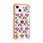 Custodia per telefono in acrilico antiurto con motivo a cuore e quattro angoli rinforzati., For iPhone 14 Plus, For iPhone 14
