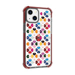 Custodia per telefono in acrilico antiurto con motivo a cuore e quattro angoli rinforzati., For iPhone 14 Plus, For iPhone 14