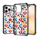 Custodia per telefono in acrilico antiurto con motivo a cuore e quattro angoli rinforzati., For iPhone 14 Pro, For iPhone 14 Pro Max