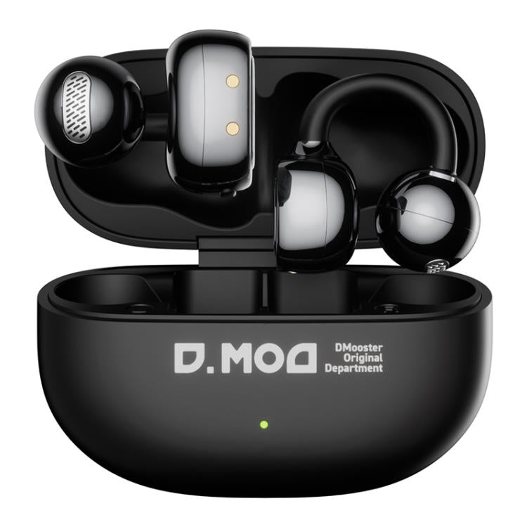 D MOOSTER D68 Auricolari Bluetooth wireless con clip e retro aperto