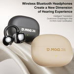 D MOOSTER D68 Auricolari Bluetooth wireless con clip e retro aperto
