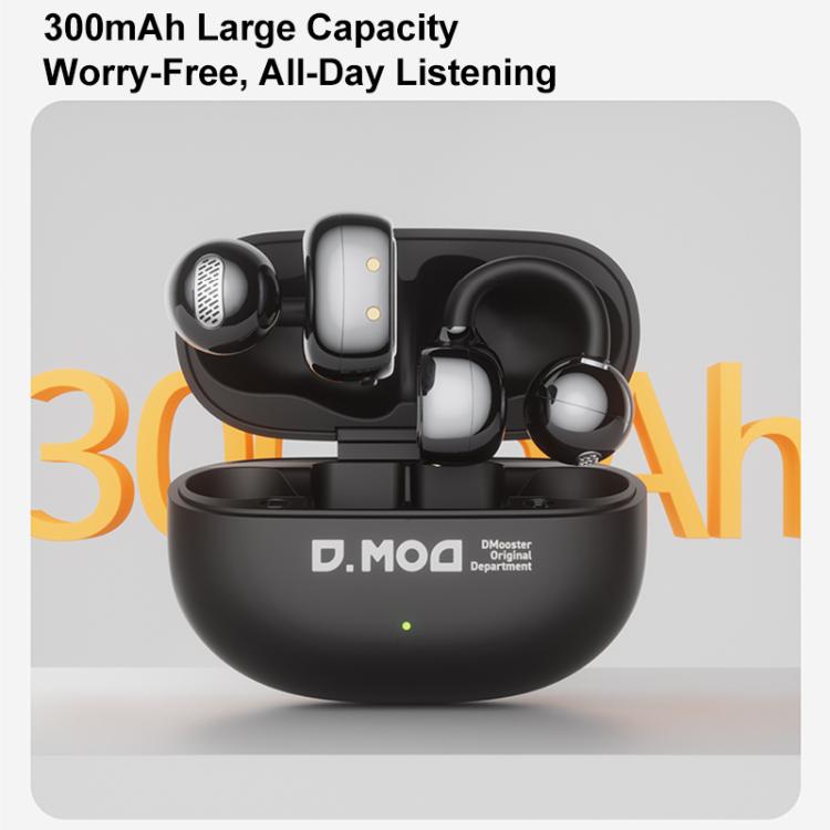 D MOOSTER D68 Auricolari Bluetooth wireless con clip e retro aperto