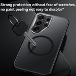 Custodia per telefono ibrida SULADA Light Sand MagSafe con magnete, in PC e TPU., For Samsung Galaxy S26+ 5G, For Samsung Galaxy S26 Ultra 5G, For Samsung Galaxy S26 5G