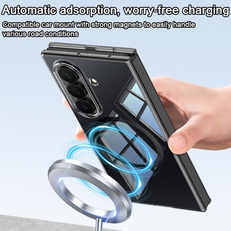 Custodia per telefono GKK integrata con protezione magnetica Phantom a copertura totale., For Samsung Galaxy Z TriFold