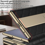 Custodia a libro GKK con motivo a rombi integrato e copertura completa, completa di supporto., For Samsung Galaxy Z TriFold
