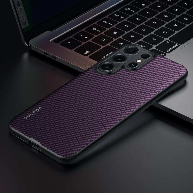 Custodia per telefono antiurto SULADA 600D in policarbonato con texture in Kevlar., For Samsung Galaxy S26+ 5G, For Samsung Galaxy S26 Ultra 5G, For Samsung Galaxy S26 5G