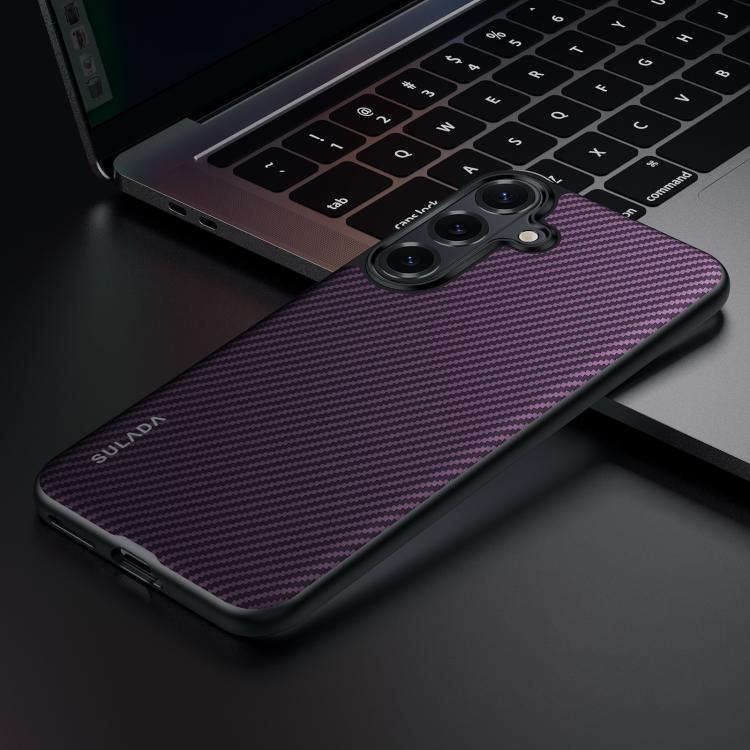 Custodia per telefono antiurto SULADA 600D in policarbonato con texture in Kevlar., For Samsung Galaxy S26+ 5G, For Samsung Galaxy S26 Ultra 5G, For Samsung Galaxy S26 5G
