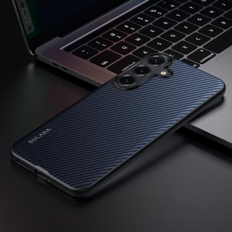 Custodia per telefono antiurto SULADA 600D in policarbonato con texture in Kevlar., For Samsung Galaxy S26+ 5G, For Samsung Galaxy S26 Ultra 5G, For Samsung Galaxy S26 5G
