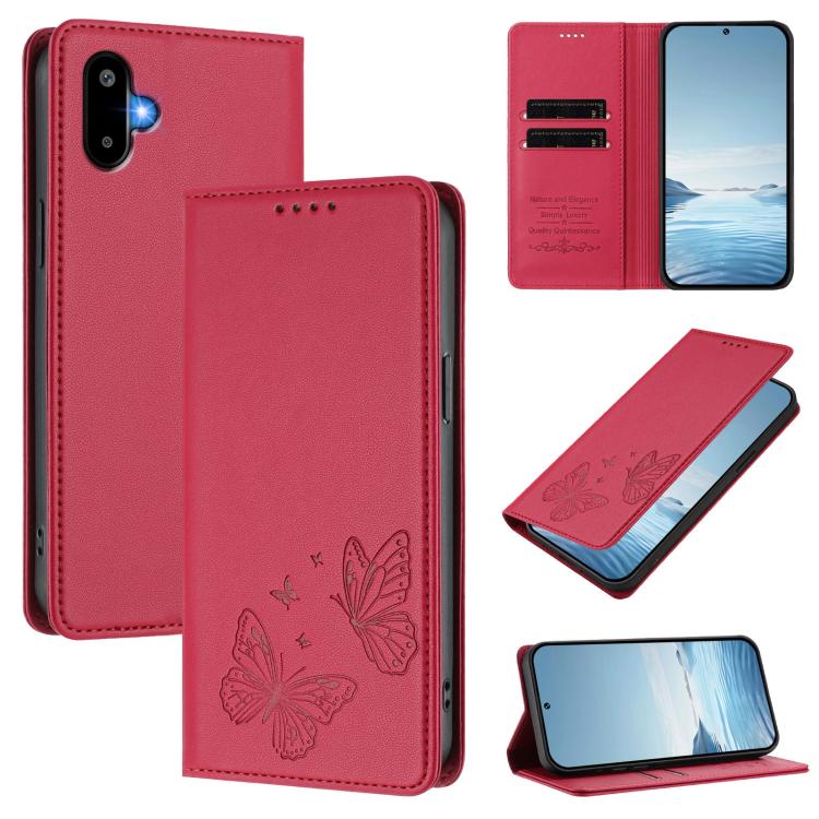 Robusta custodia per telefono in ecopelle con doppia protezione RFID a farfalla e magnete., For Samsung Galaxy M16 5G / F16 5G, For Samsung Galaxy M06 5G / F06 5G