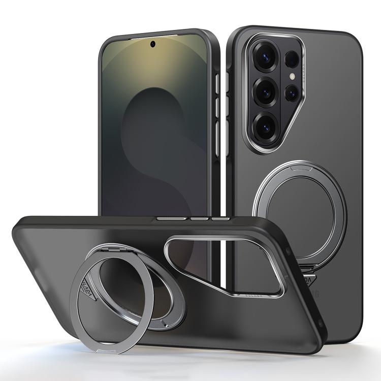 Custodia per telefono magnetica satinata SULADA con supporto girevole a 360 gradi., For Samsung Galaxy S26+ 5G, For Samsung Galaxy S26 Ultra 5G, For Samsung Galaxy S26 5G