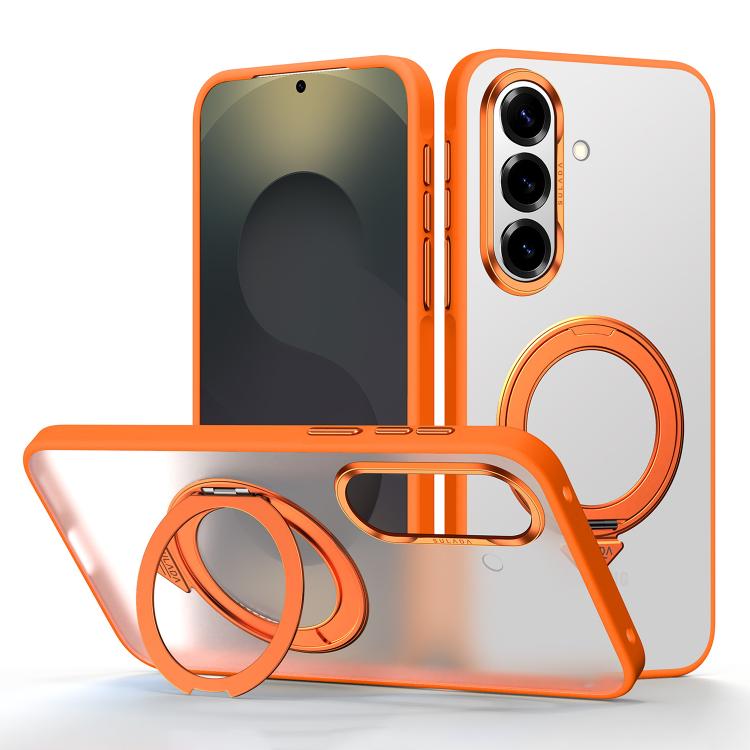 Custodia per telefono magnetica satinata SULADA con supporto girevole a 360 gradi., For Samsung Galaxy S26+ 5G, For Samsung Galaxy S26 Ultra 5G, For Samsung Galaxy S26 5G
