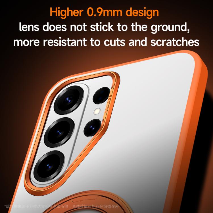 Custodia per telefono magnetica satinata SULADA con supporto girevole a 360 gradi., For Samsung Galaxy S26+ 5G, For Samsung Galaxy S26 Ultra 5G, For Samsung Galaxy S26 5G