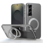 Custodia per telefono magnetica satinata SULADA con supporto girevole a 360 gradi., For Samsung Galaxy S26+ 5G, For Samsung Galaxy S26 Ultra 5G, For Samsung Galaxy S26 5G