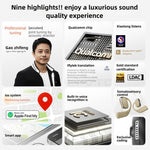 Auricolari Bluetooth wireless intelligenti D MOOSTER D88 da indossare all'orecchio.