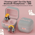 Auricolari Bluetooth wireless intelligenti con intelligenza artificiale D MOOSTER D89 con clip.