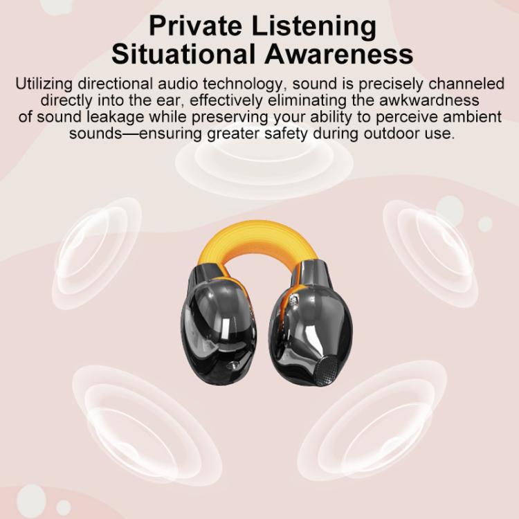 Auricolari Bluetooth wireless intelligenti con intelligenza artificiale D MOOSTER D89 con clip.