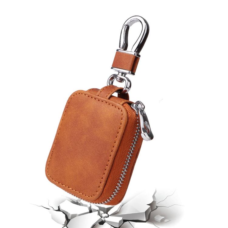 Custodia protettiva universale per auricolari in pelle PU XDcase con gancio