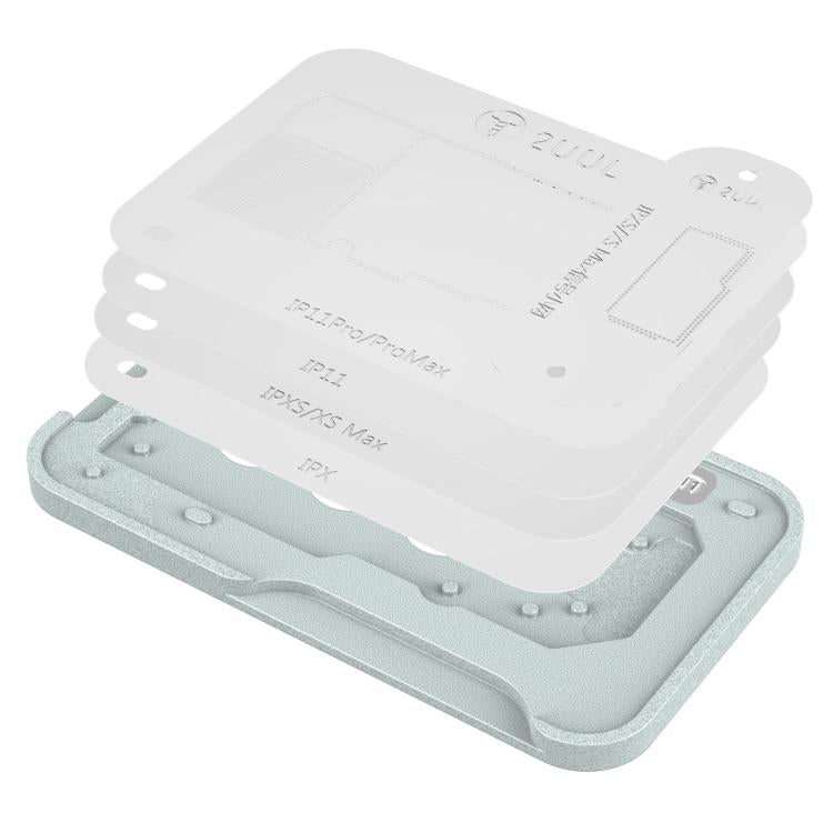 Set di stencil per reballing BGA a strato intermedio 2uul BH41 per la serie iPhone X-11, 2uul BH41