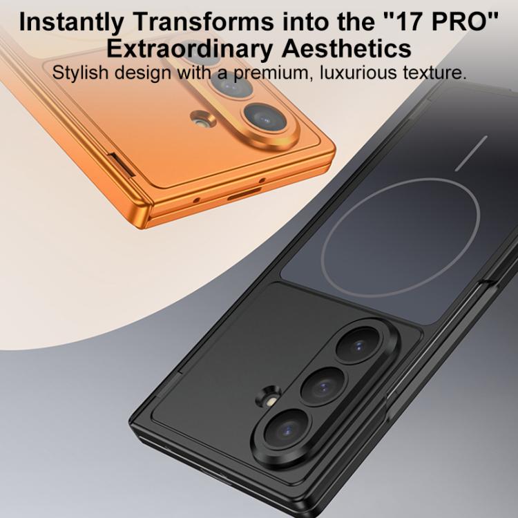Custodia per telefono magnetica a doppio asse GKK serie 17, For Samsung Galaxy Z Fold7 5G, For Samsung Galaxy Z Fold6 5G