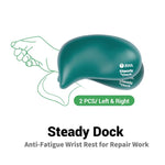 Mouse con poggiapolsi antifatica Steady Dock 2uul DK01, 2uul DK01