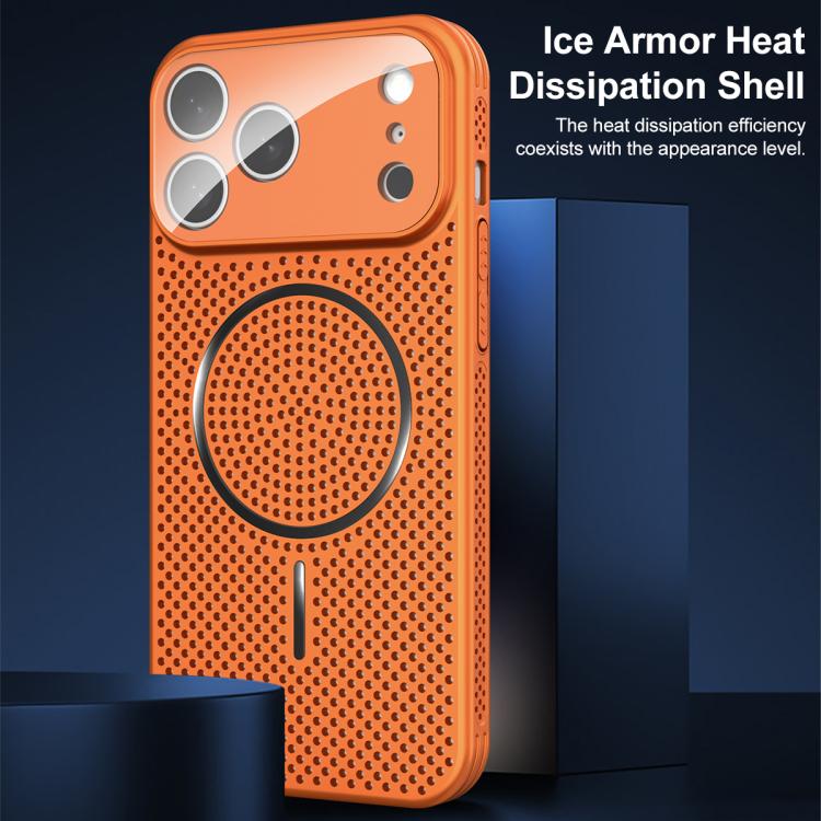 Custodia per telefono antiurto con airbag magnetico e sistema di raffreddamento Ice Armor, For iPhone 17 Pro Max, For iPhone 17 Pro