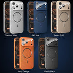 Custodia per telefono antiurto con airbag magnetico e sistema di raffreddamento Ice Armor, For iPhone 17 Pro Max, For iPhone 17 Pro