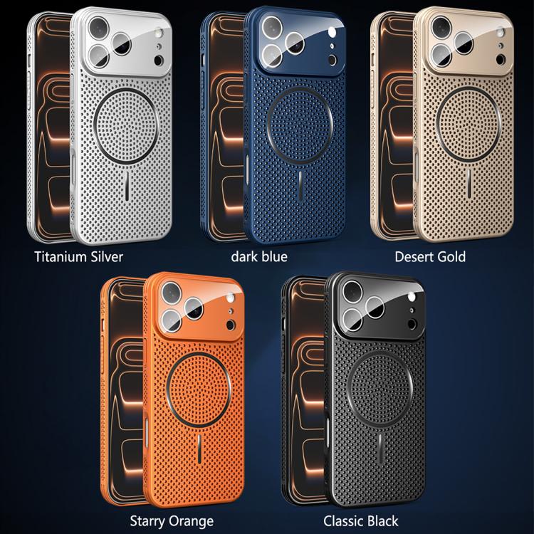 Custodia per telefono antiurto con airbag magnetico e sistema di raffreddamento Ice Armor, For iPhone 17 Pro Max, For iPhone 17 Pro