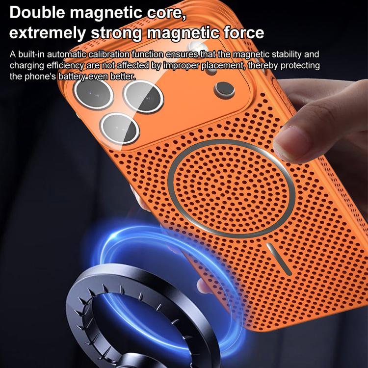 Custodia per telefono antiurto con airbag magnetico e sistema di raffreddamento Ice Armor, For iPhone 17 Pro Max, For iPhone 17 Pro