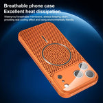 Custodia per telefono antiurto con airbag magnetico e sistema di raffreddamento Ice Armor, For iPhone 17 Pro Max, For iPhone 17 Pro