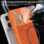 Custodia per telefono antiurto con airbag magnetico e sistema di raffreddamento Ice Armor, For iPhone 17 Pro Max, For iPhone 17 Pro
