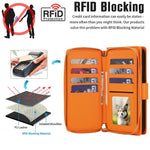 Portafoglio a tracolla con cerniera a reticolo di diamanti, protezione RFID, custodia per telefono in pelle vegana, For Samsung Galaxy S26 Ultra 5G, For Samsung Galaxy S25 Ultra 5G, For Samsung Galaxy S24 Ultra 5G
