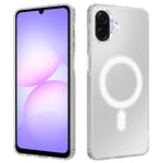Custodia magnetica MagSafe in acrilico trasparente TPU con foro grande per fotocamera, For Samsung Galaxy A57 5G, For Samsung Galaxy A37 5G, For Samsung Galaxy A17 5G / 4G, For Samsung Galaxy A07 5G / 4G, For Samsung Galaxy A06 5G / 4G                 ...